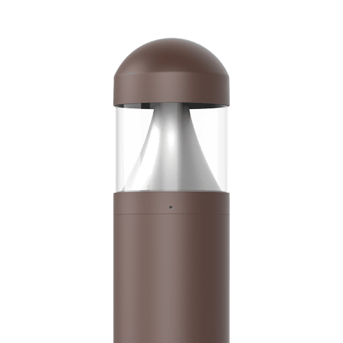 4 Different Styles Architectural Round Bollard with CCT and Wattage Selector