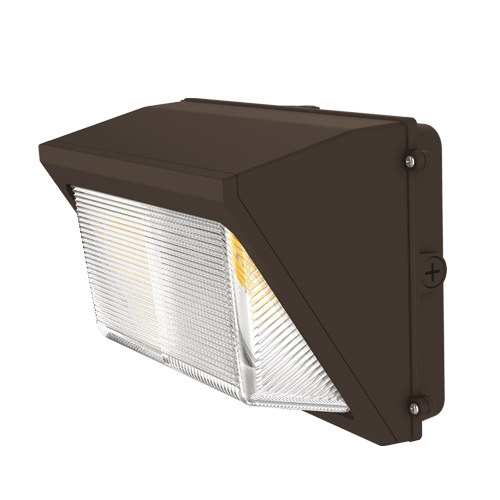 Half Cut-off Wall Pack with CCT and Wattage Selector