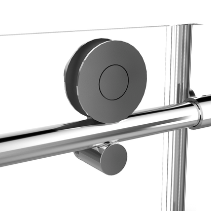 60-inch Shower Enclosure, Single Sliding Door, Clear 3/8-inch (10mm) Tempered Safety Glass