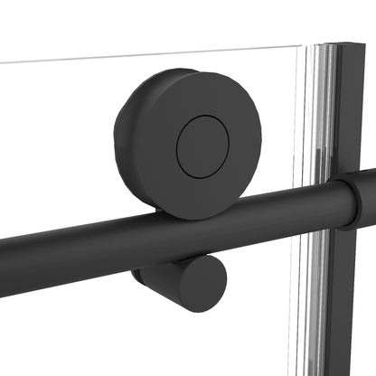 60-inch Shower Enclosure, Single Sliding Door, Clear 3/8-inch (10mm) Tempered Safety Glass