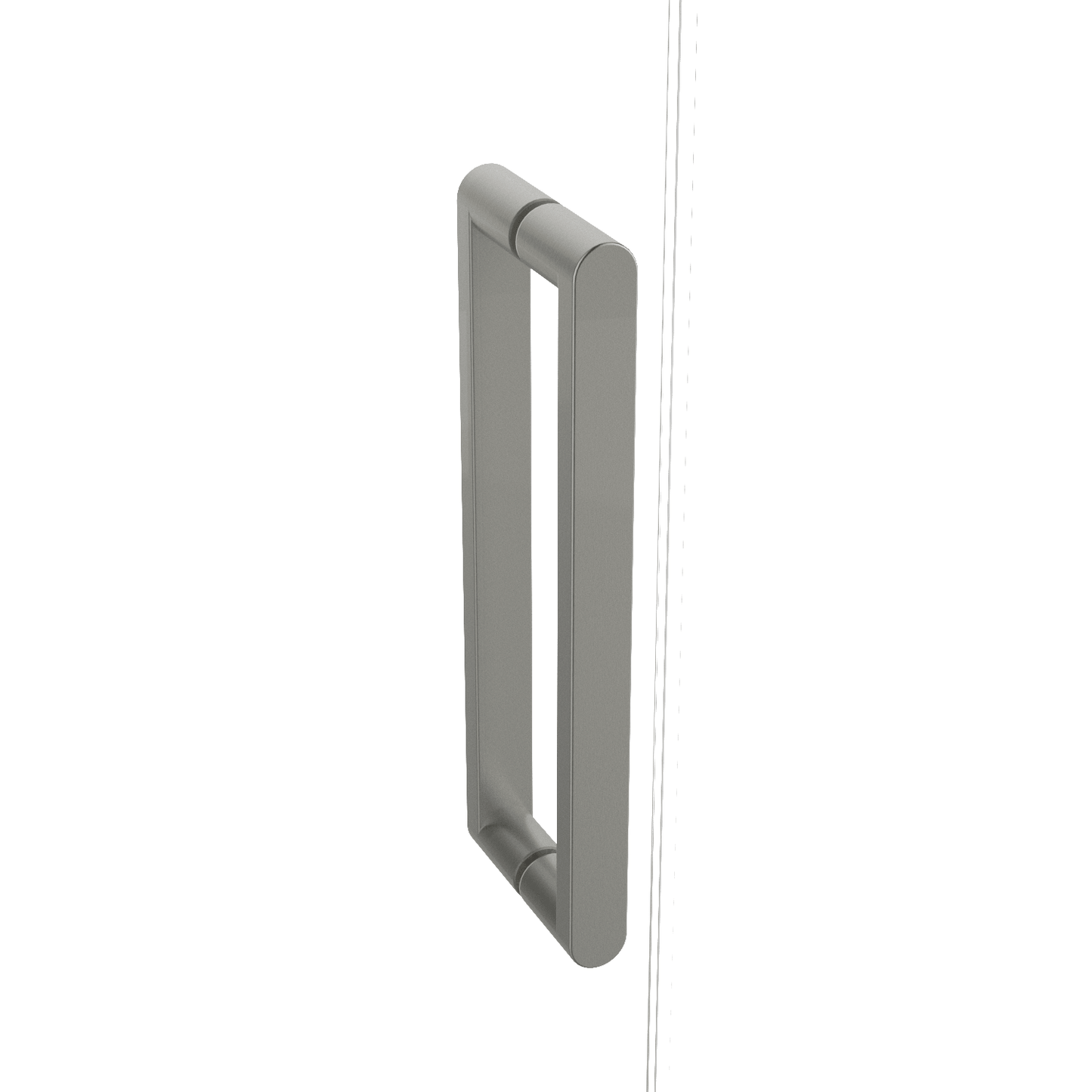 60-inch shower enclosure, single sliding door, transparent 3/8-inch (10mm) tempered safety glass.