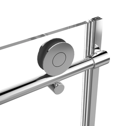 60-inch Shower Enclosure, Single Sliding Door, Clear 3/8-inch (10mm) Tempered Safety Glass