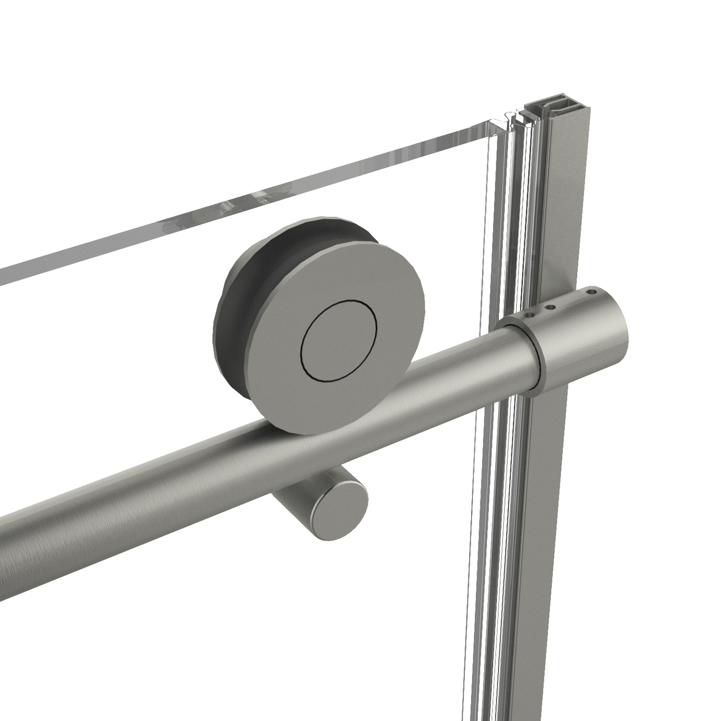 60-inch Shower Enclosure, Single Sliding Door, Clear 3/8-inch (10mm) Tempered Safety Glass