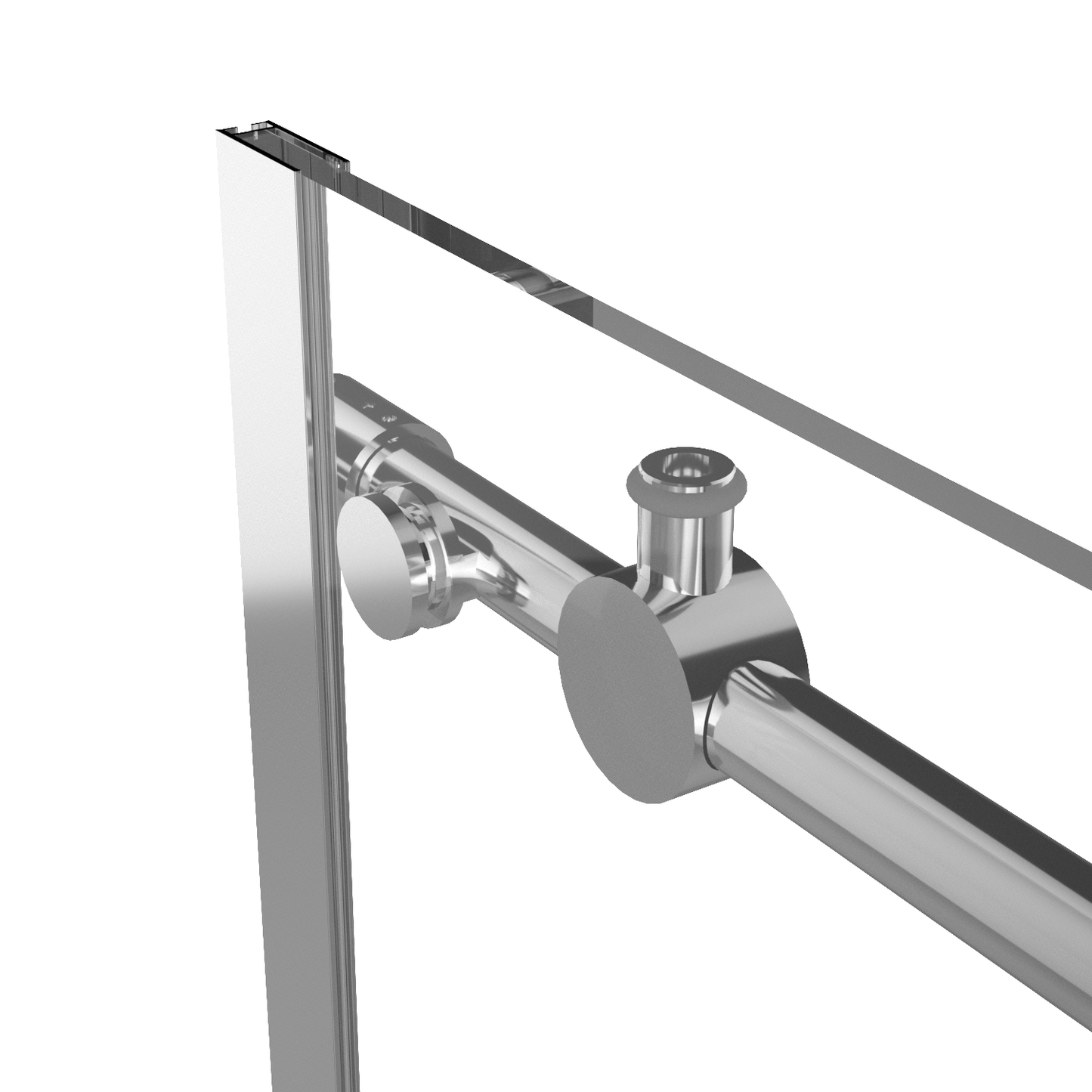 60-inch Shower Enclosure, Single Sliding Door, Clear 3/8-inch (10mm) Tempered Safety Glass