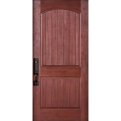Mahogany Grain Rustic Panel