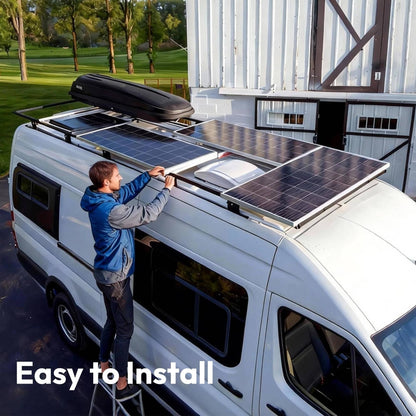 200 Watt Solar Panels, 12V 100W Solar Panel 2PCS