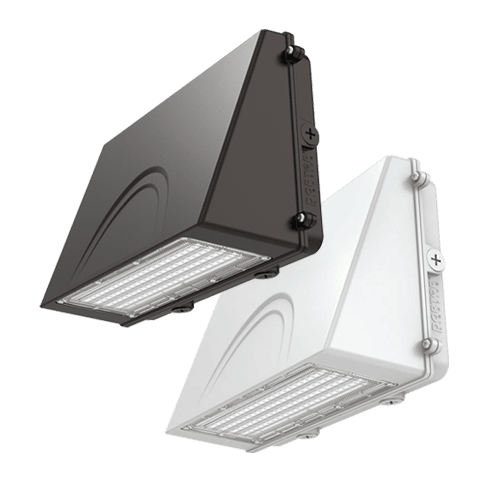 Architectural Full Cut-Off Wall Pack Luminaire with Wattage and CCT Selector