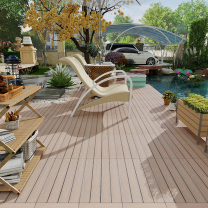 Inward Edge Trims for Decks in Composite 12 x 2-in Hazelnut - Pack of 2