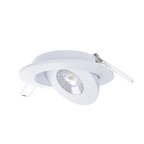 Round Can-less Gimbal Downlight withCCT Selector