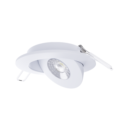 Round Can-less Gimbal Downlight withCCT Selector
