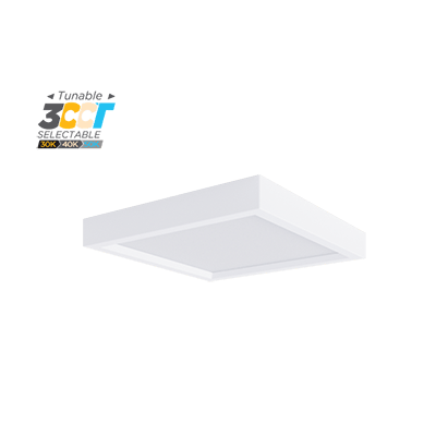 5"/7"/9"/12" Square Surface MountDownlight with CCT Selector