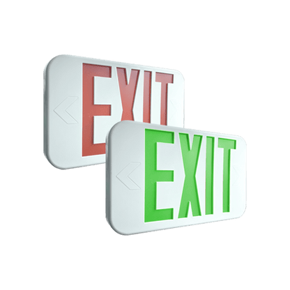 Slim Bi-Color Exit Sign