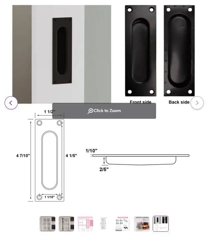 5-Lite Tempered Frosted Glass Bypass Sliding Closet Door with Hardware Kit, Solid Core MDF Wood & Prefinished & Primed , White