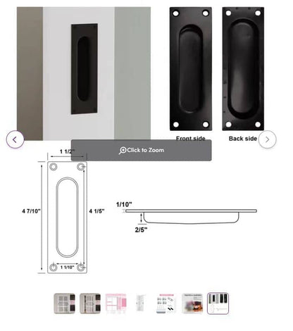 5-Lite Tempered Frosted Glass Bypass Sliding Closet Door with Hardware Kit, Solid Core MDF Wood & Prefinished & Primed , White