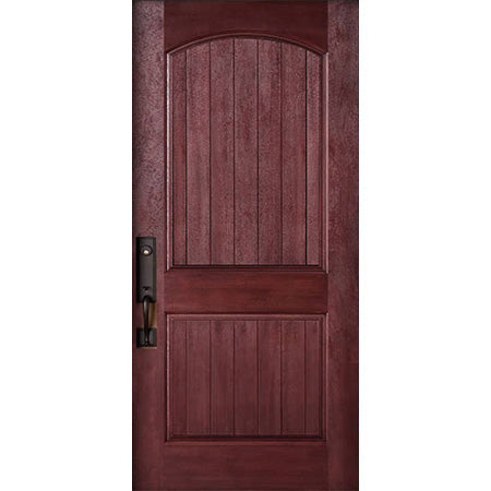 Mahogany Grain Rustic Panel