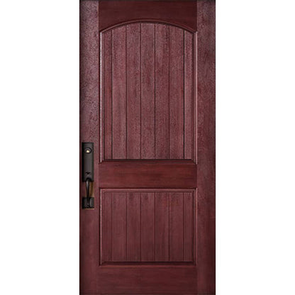 Mahogany Grain Rustic Panel