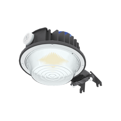 Disk-to-Dawn Barn Light with CCT and Wattage Selector