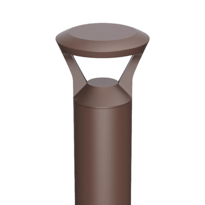 4 Different Styles Architectural Round Bollard with CCT and Wattage Selector
