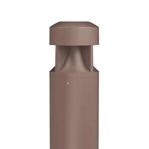 4 Different Styles Architectural Round Bollard with CCT and Wattage Selector