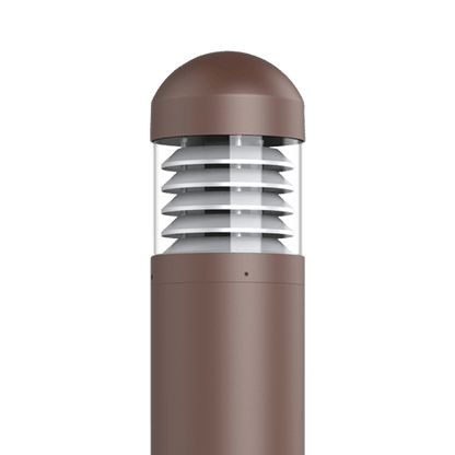 4 Different Styles Architectural Round Bollard with CCT and Wattage Selector