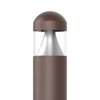 4 Different Styles Architectural Round Bollard with CCT and Wattage Selector